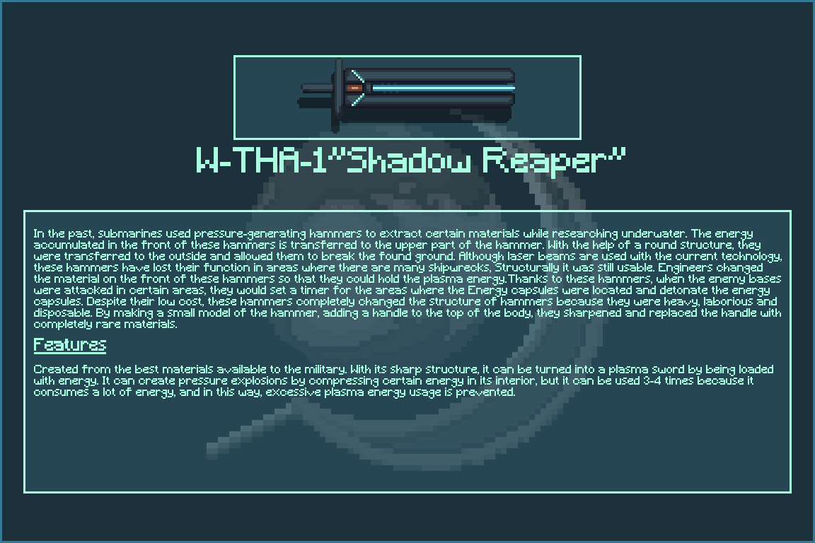 W-THA-1 "Shadow Reaper"